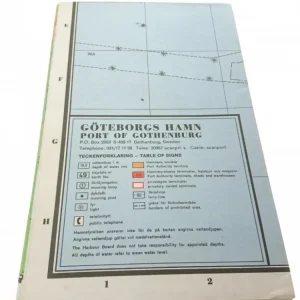 GOTEBORGS HAMN_THE PORT OF GOTHENBURG - MAP Kup teraz