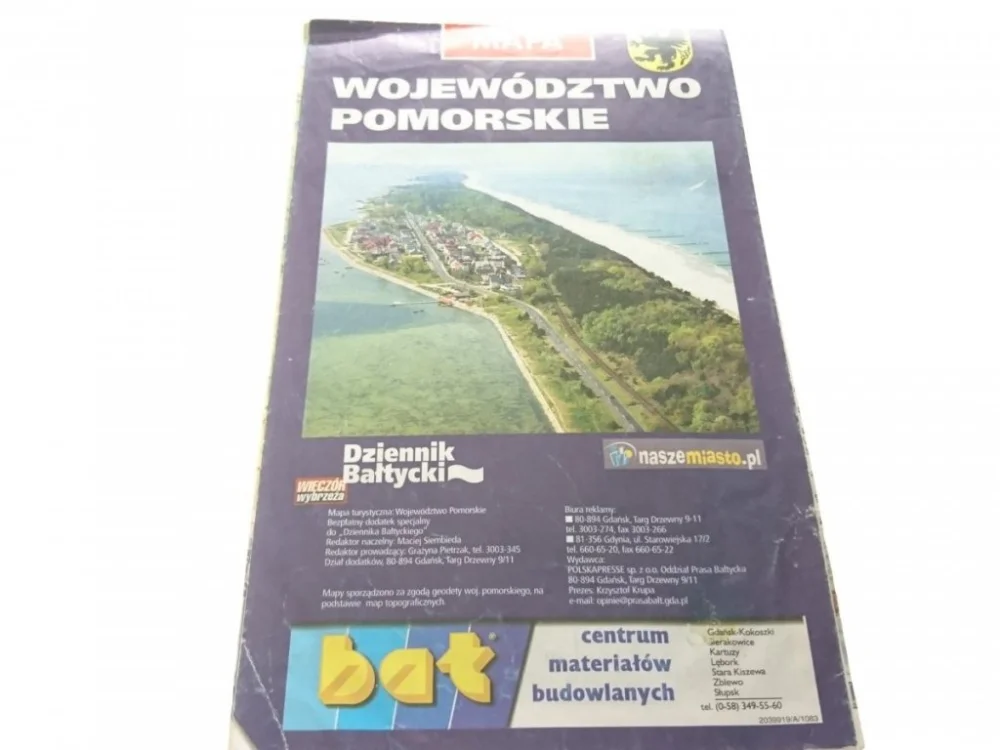 Kup online WOJEWÓDZTWO POMORSKIE 1: 450 000