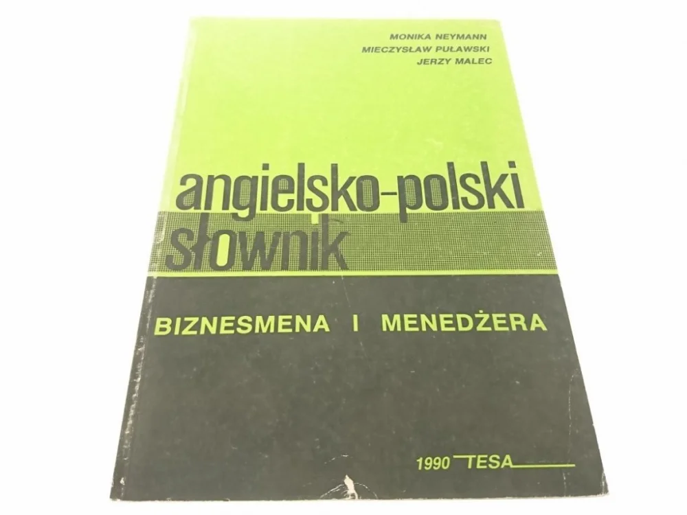 Hit cenowy ANGIELSKO-POLSKI SŁOWNIK BIZNESMENA I MENEDŻERA