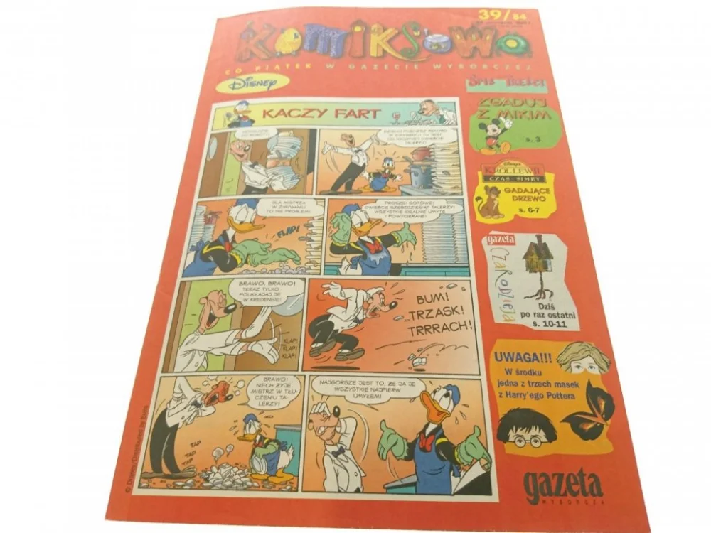Kup teraz KOMIKSOWO KACZY FART 39/84 28 WRZEŚNIA 2001