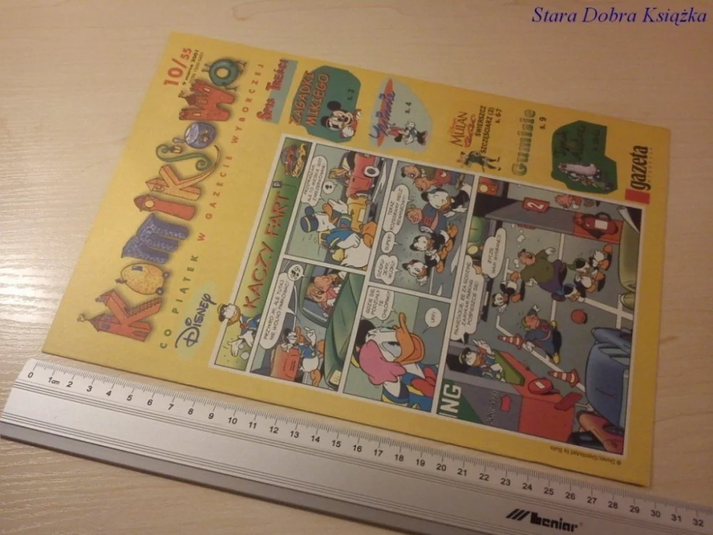 KOMIKSOWO KACZY FART 10/55 9 MARCA 2001 Promocja