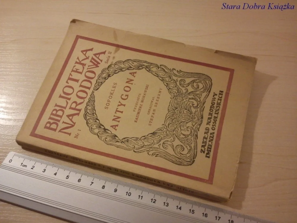 SOFOKLES - ANTYGONA Z OBJAŚNIENIAMI Stefan Srebrny Rabat