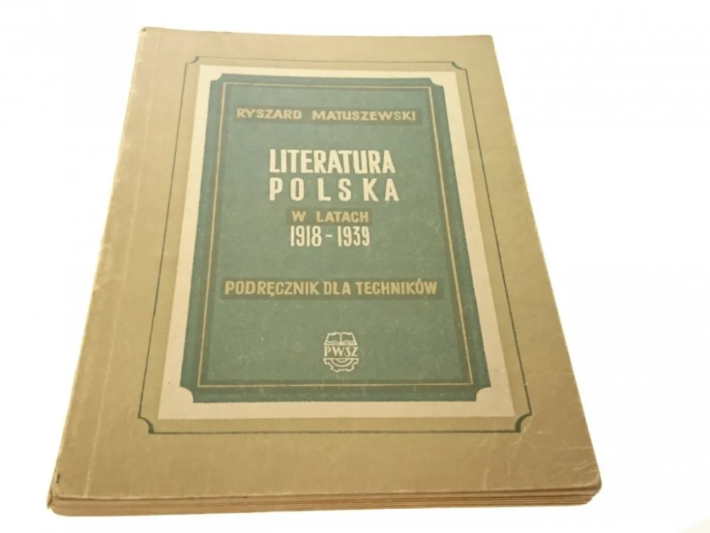 LITERATURA POLSKA W LATACH 1918-1939 Tani