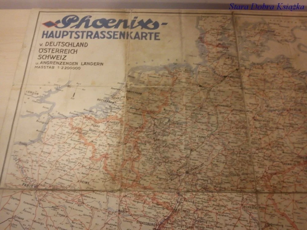 Dostępne od ręki PHOENIX HAUPTSTRASSENKARTE - MAPA PŁÓCIENNA