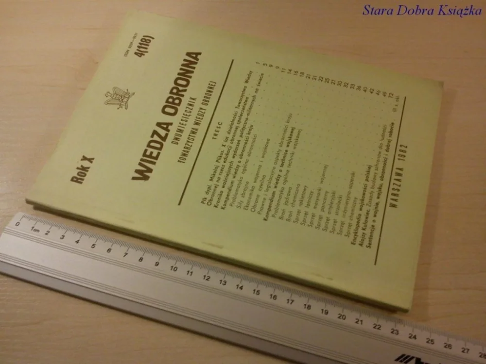 WIEDZA OBRONNA. DWUMIESIĘCZNIK ROK X 4 (118) Szybka dostawa