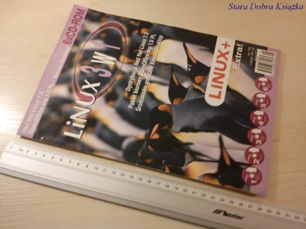 Oferta LINUX 3 W 1. LINUX + EXTRA NR. 16. PŁYTY CD!!!