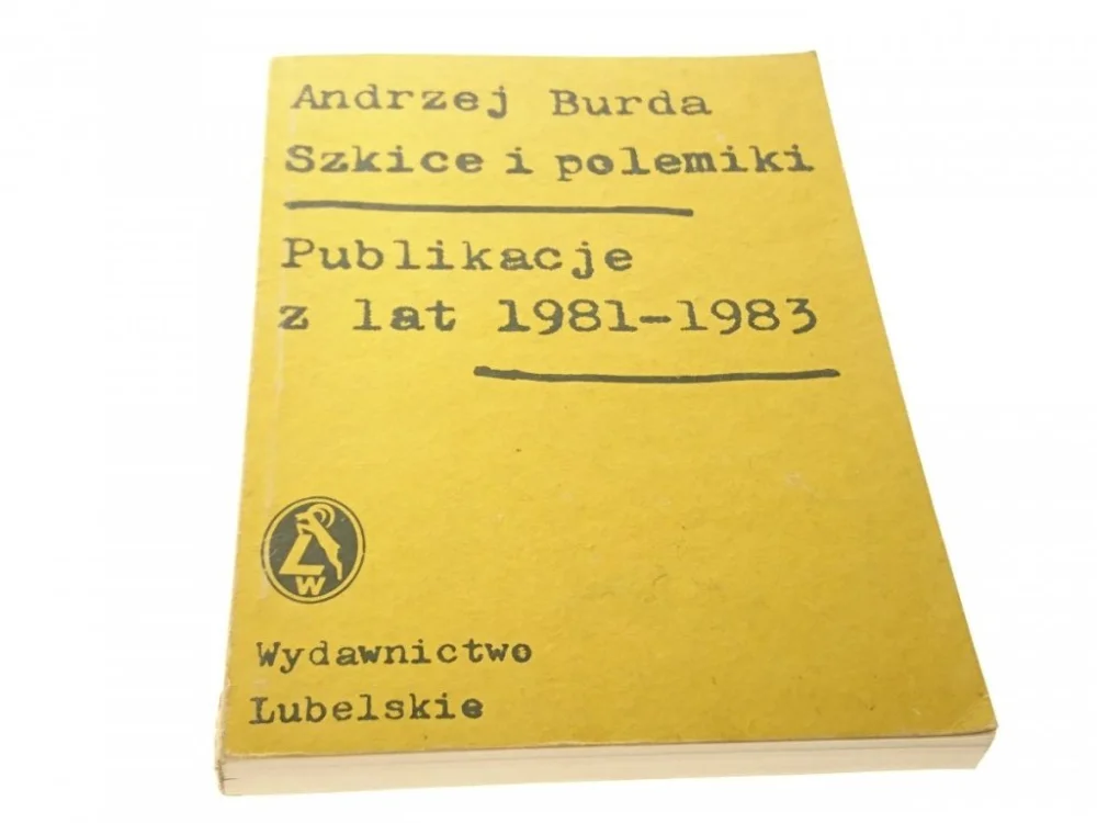PUBLIKACJE Z LAT 1981-1983 - Andrzej Burda (1984) Darmowy zwrot