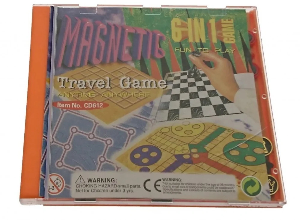 Bezpieczna płatność MAGNETIC. TRAVEL GAME 6 IN 1 GAME. WARCABY ITP