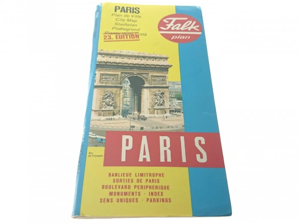 Bezpieczne zakupy PARIS PLAN. BANLIEUE LIMITROPHE SORTIES DE PARIS