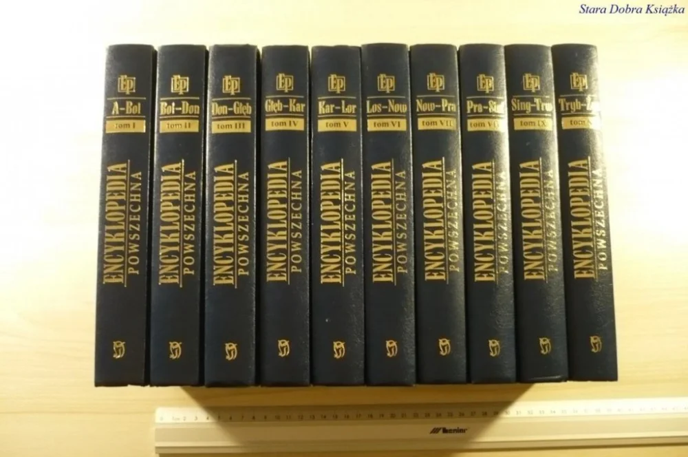 ENCYKLOPEDIA POWSZECHNA. KOMPLET 10 TOMÓW (2008) Łatwy zwrot