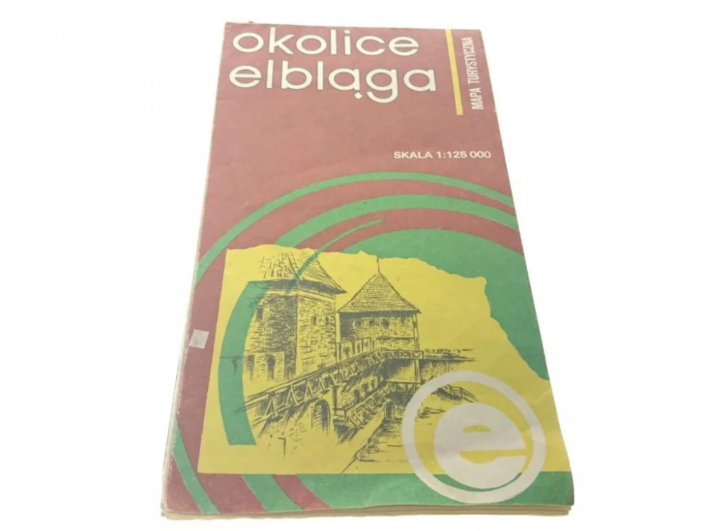 Niska cena OKOLICE ELBLĄGA. MAPA TURYSTYCZNA (1986)