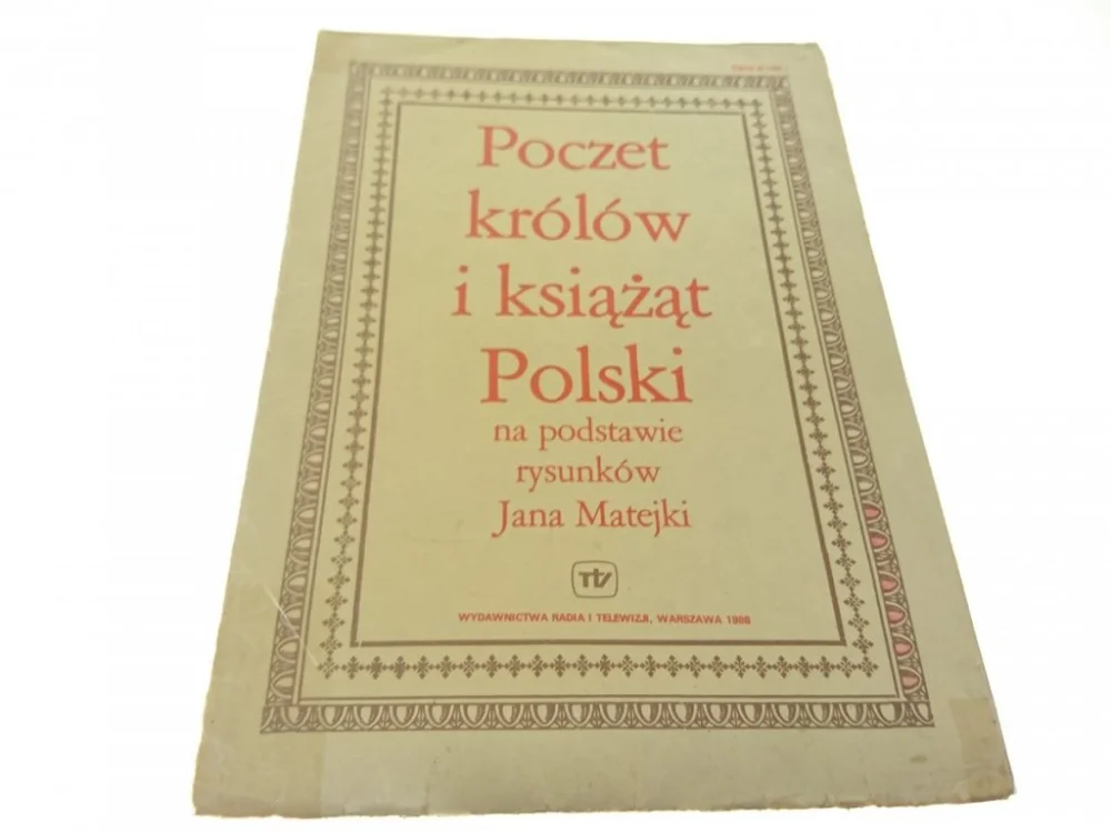 Wyjątkowa oferta POCZET KRÓLÓW I KSIĄŻĄT POLSKI (1988) PLANSZA