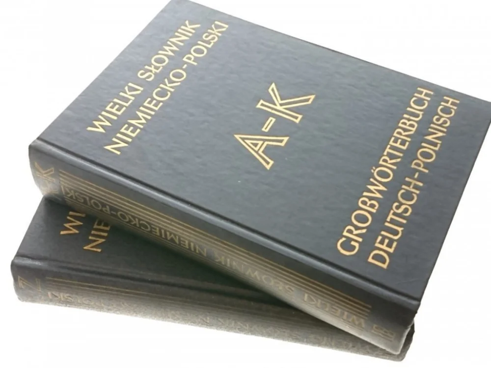 Ostatnie sztuki WIELKI SŁOWNIK NIEMIECKO-POLSKI A-K; L-Z (1985)