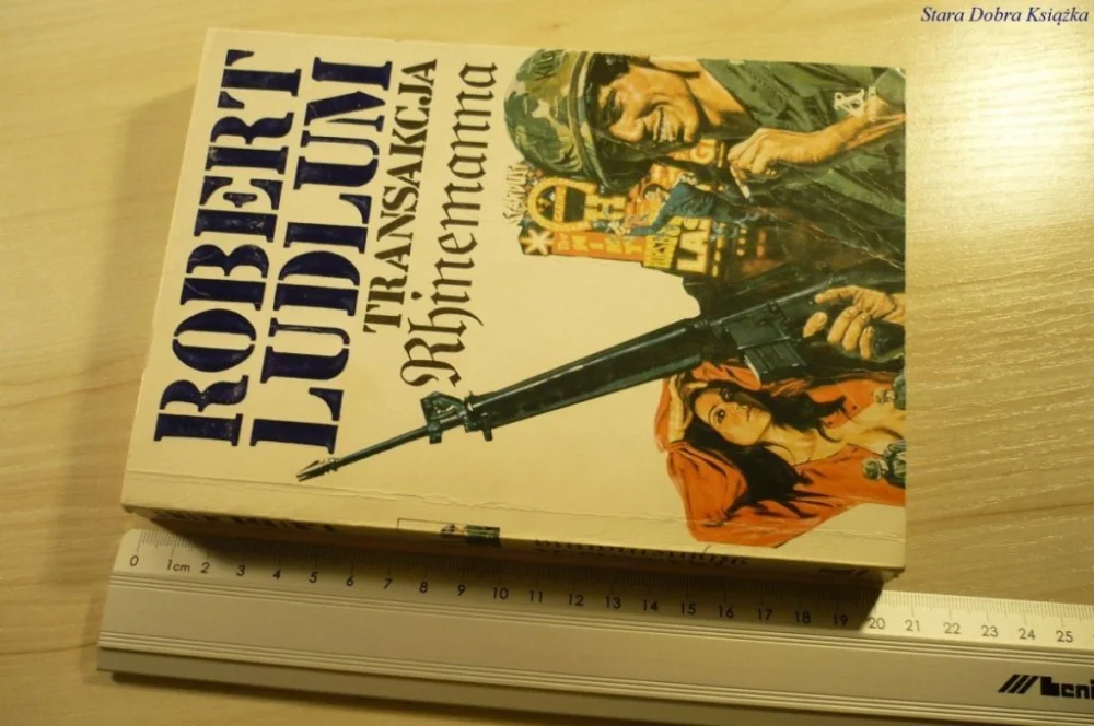 Cena promocyjna TRANSAKCJA RHINEMANNA - Robert Ludlum (1990)