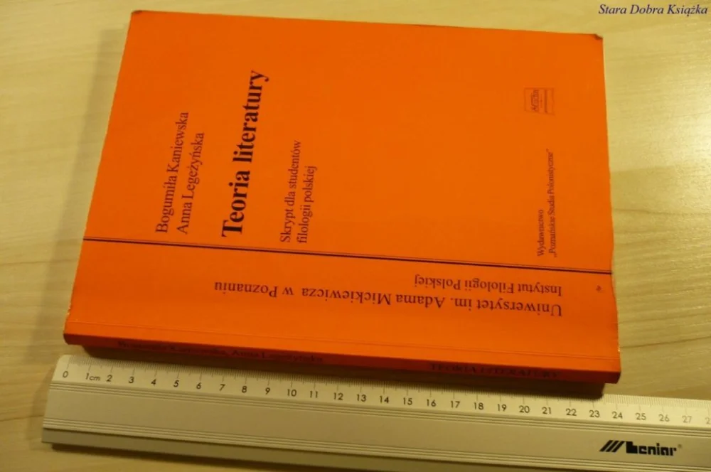 TEORIA LITERATURY. SKRYPT - Kaniewska (2005) Kup online