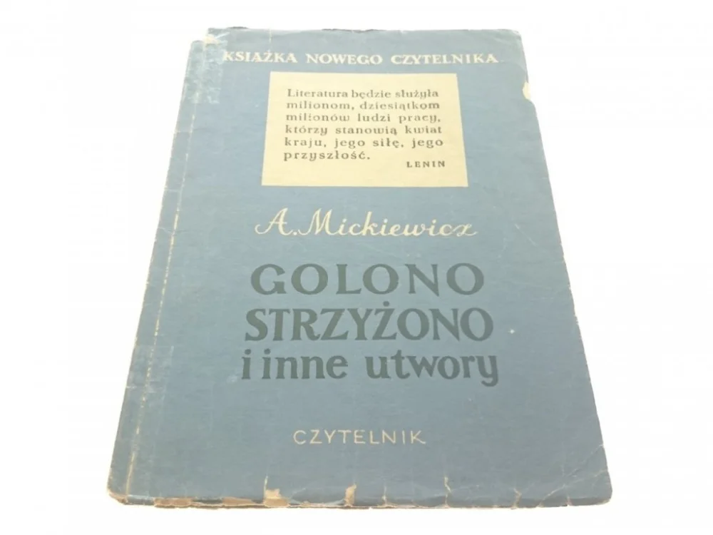 Szybka dostawa GOLONO STRZYŻONO I INNE UTWORY - Mickiewicz (1950)