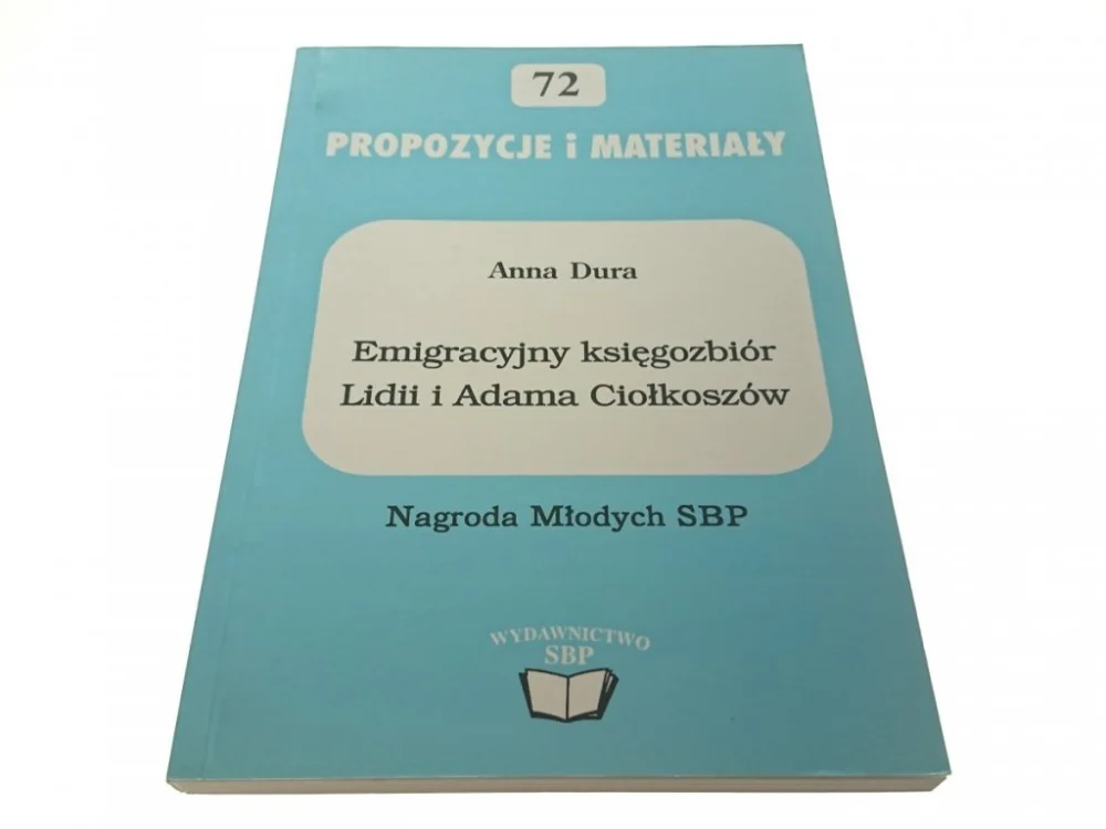 Cena promocyjna EMIGRACYJNY KSIĘGOZBIÓR LIDII I ADAMA CIOŁKOSZÓW
