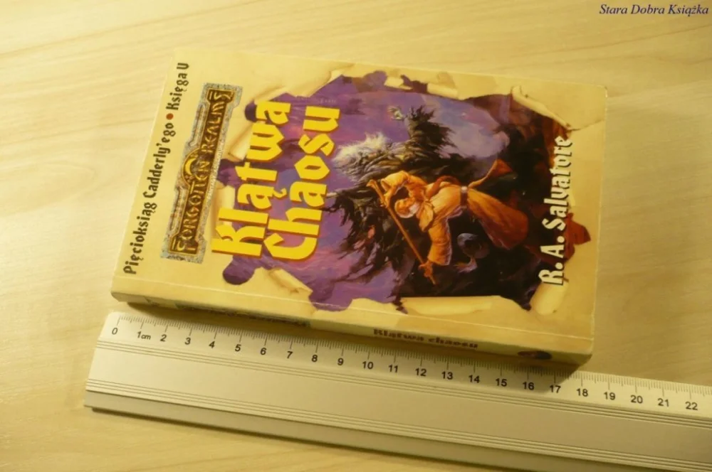 Obniżka ceny KLĄTWA CHAOSU - R. A. Salvatore (1997)