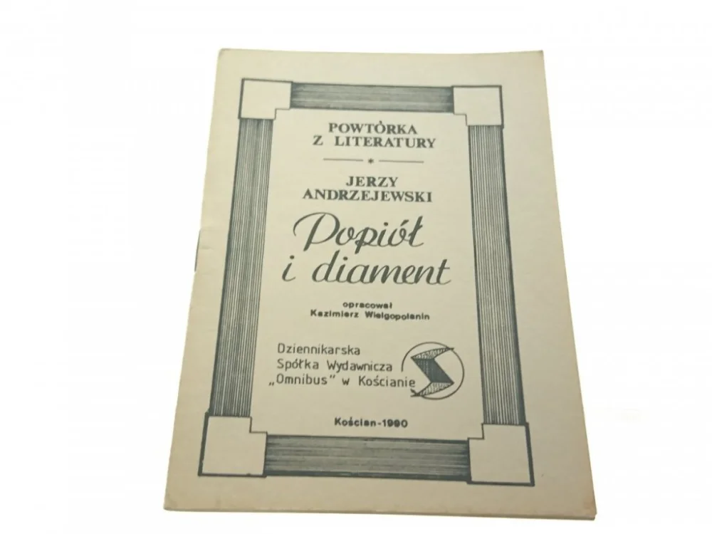 Zamów dziś POWTÓRKA Z LITERATURY. POPIÓŁ I DIAMENT (1990)