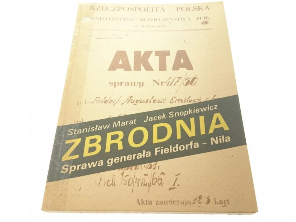 ZBRODNIA - Stanisław Marat (1989) Tylko do końca tygodnia