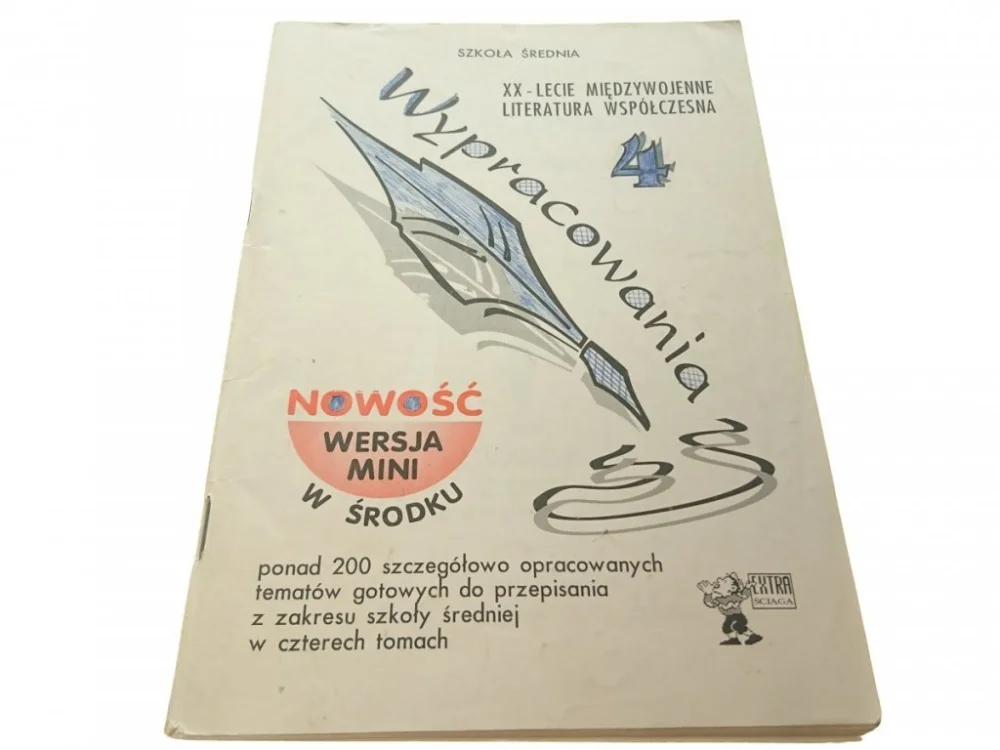 Nowość WYPRACOWANIA 4 XX-LECIE MIĘDZYWOJENNE (1994)