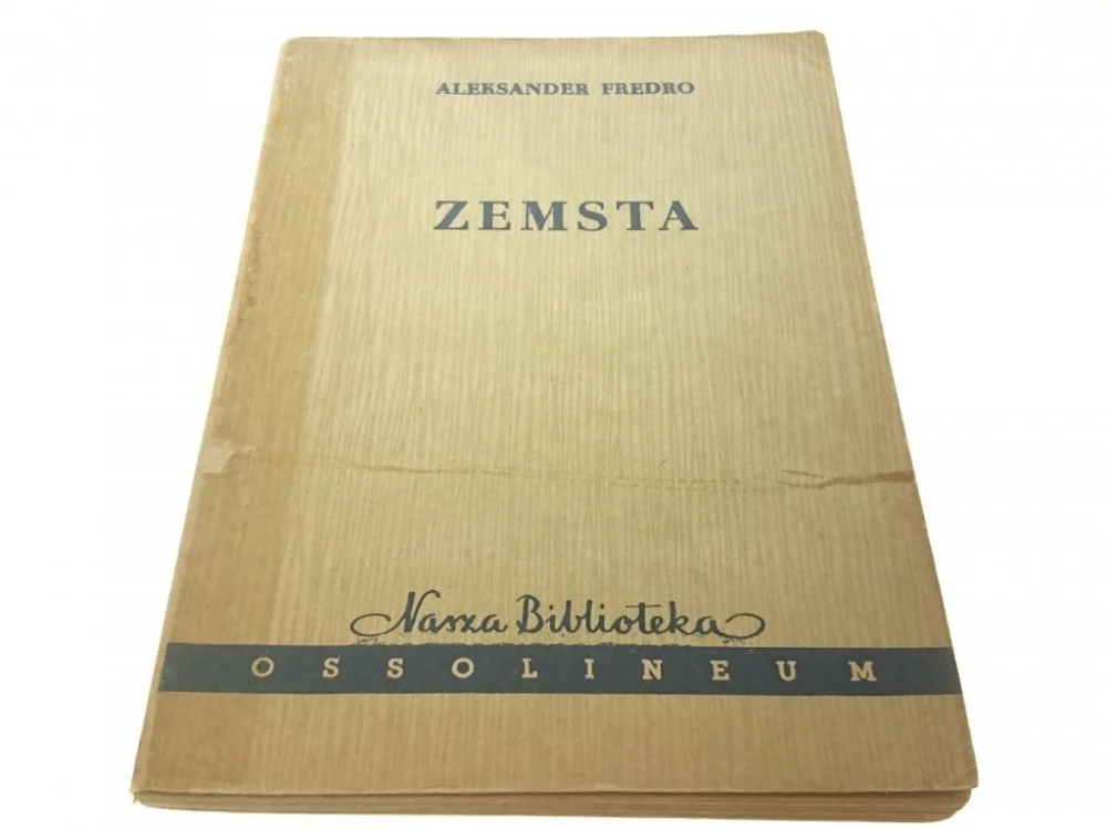 ZEMSTA - Aleksander Fredro (1958) Nowość