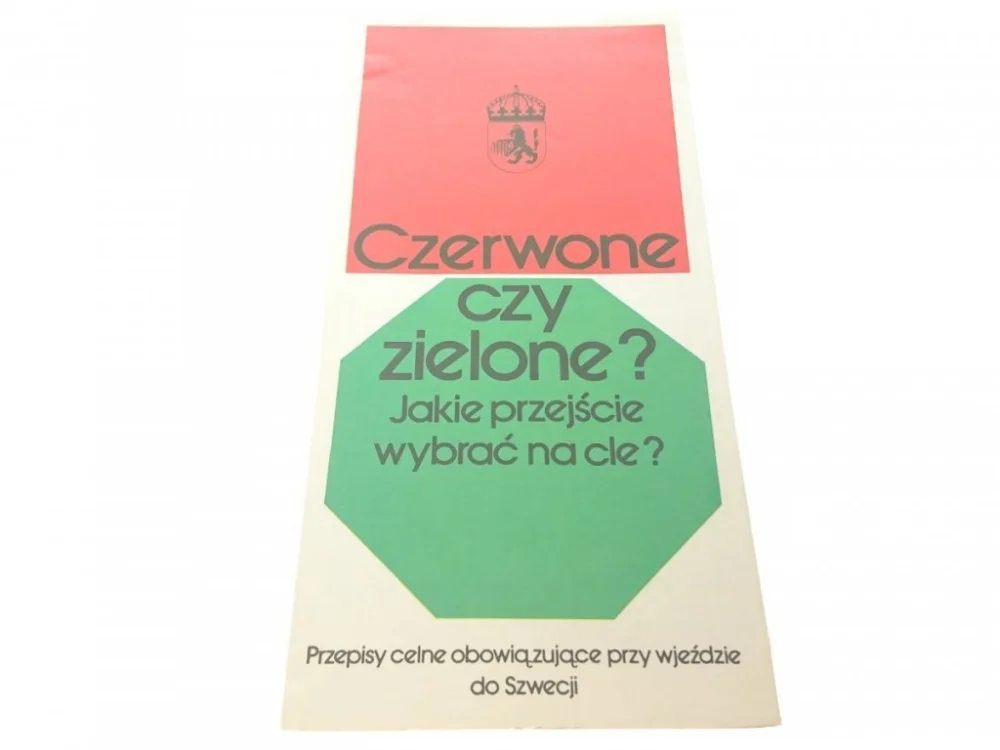 Łatwy zwrot CZERWONE CZY ZIELONE? (1976)