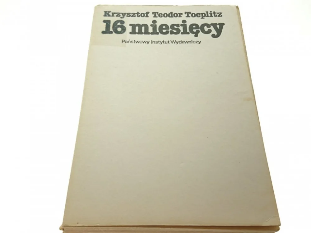 16 MIESIĘCY - Krzysztof Teodor Toeplitz (1983) Hit cenowy