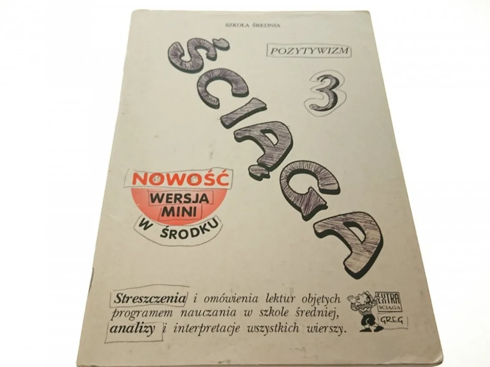 Dostępne od ręki ŚCIĄGA 3 POZYTYWIZM - Pietrzyk (1999)