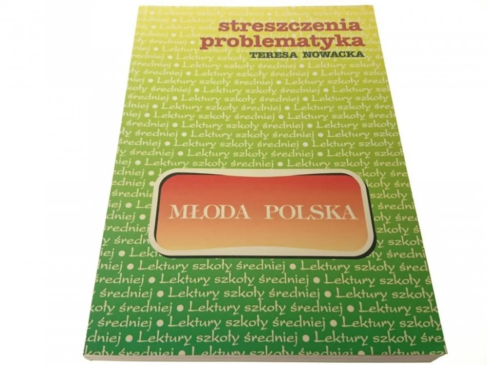 Rabat STRESZCZENIA PROBLEMATYKA. MŁODA POLSKA - Nowacka
