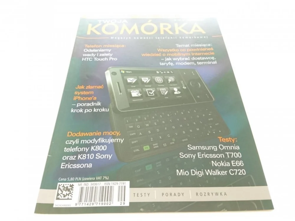 Niska cena TWOJA KOMÓRKA NR 10/129 PAŹDZIERNIK 2008