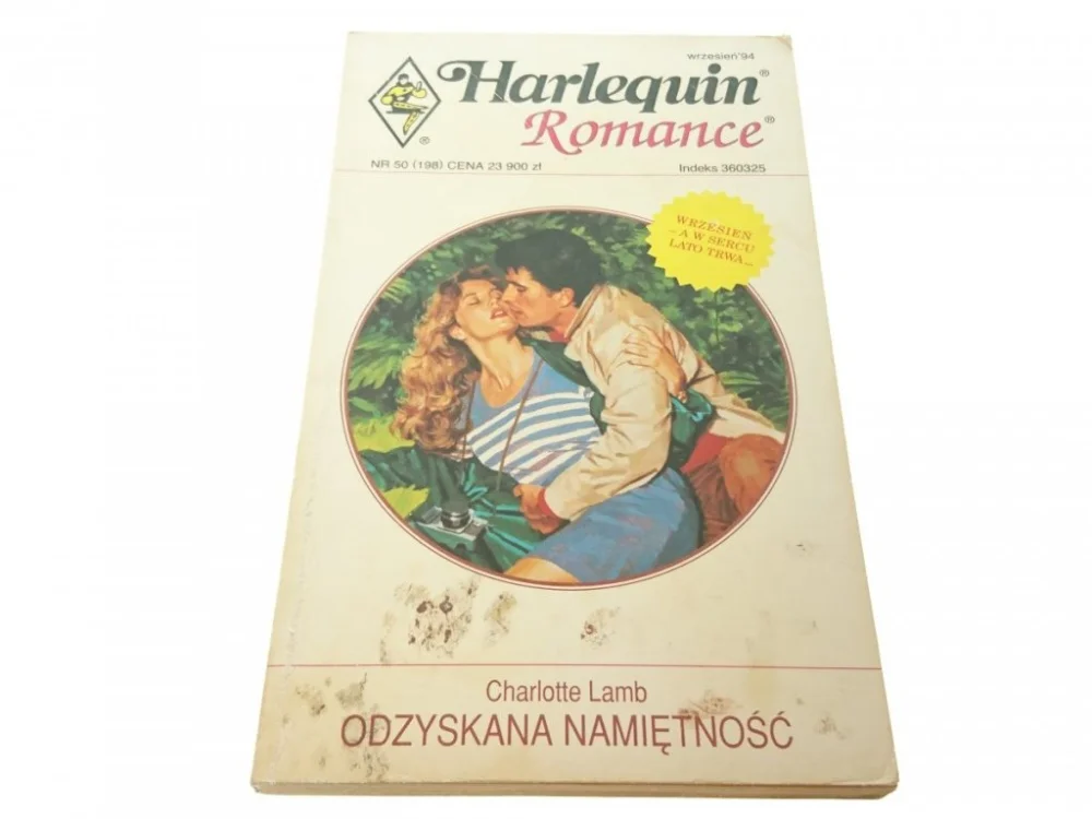 Wyjątkowa oferta ODZYSKANA NAMIĘTNOŚĆ - Charlotte Lamb (1994)
