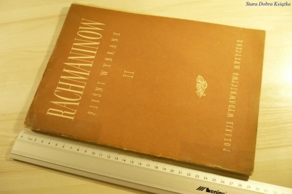 Wyjątkowa oferta PIEŚNI WYBRANE II GŁOS NISKI - Rachmaninow (1955)