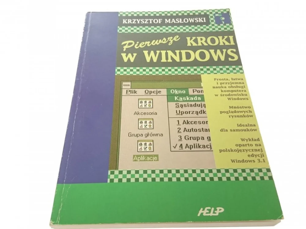 PIERWSZE KROKI W WINDOWS - Masłowski (1994) Najlepsza cena