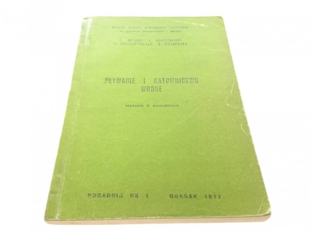 Taniej PŁYWANIE I RATOWNICTWO WODNE - Baturo (1977)