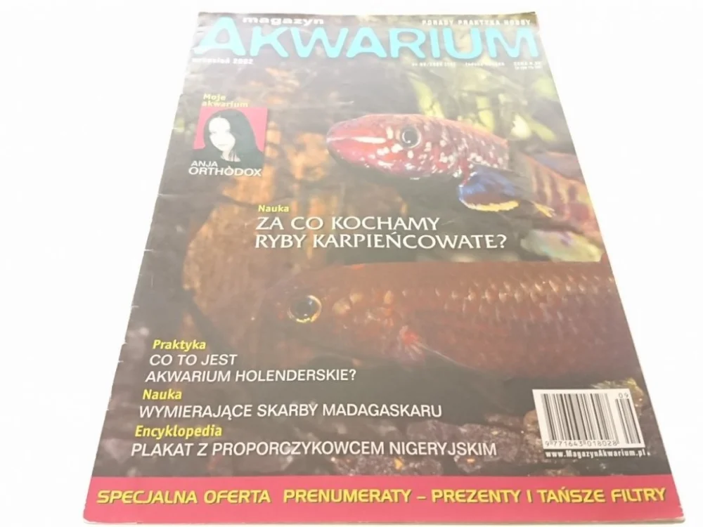 Nie przegap MAGAZYN AKWARIUM NR 09/2002 (10) BEZ PLAKATU