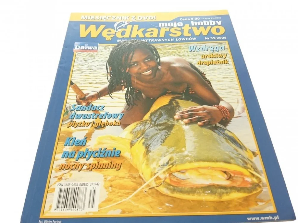 MOJE HOBBY WĘDKARSTWO NR 35/2008 BEZ DVD Wyjątkowa oferta