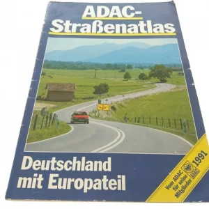 ADAC-STRASSENATLAS. DEUTCHLAND MIT EUROPATEIL 1991 Bestseller