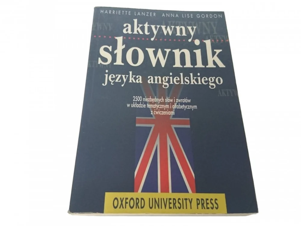 AKTYWNY SŁOWNIK JĘZYKA ANGIELSKIEGO - Lanzer 1995 Szybka wysyłka