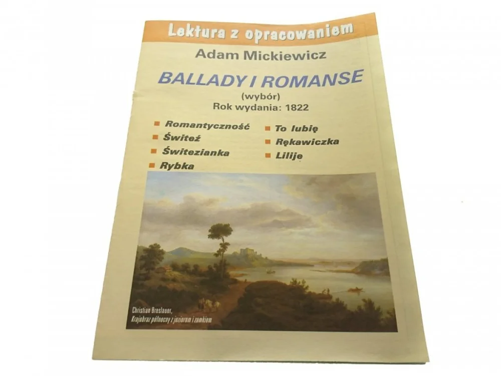 LEKTURA Z OPRACOWANIEM. MICKIEWICZ - BALLADY Bezpieczne zakupy
