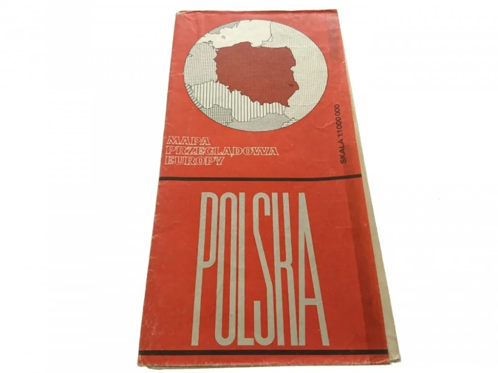Bestseller POLSKA. MAPA PRZEGLĄDOWA EUROPY 1981