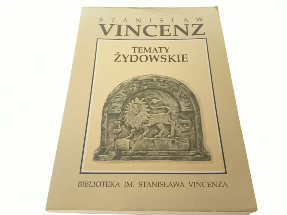 TEMATY ŻYDOWSKIE - Stanisław Vincenz 1993 Szybka dostawa