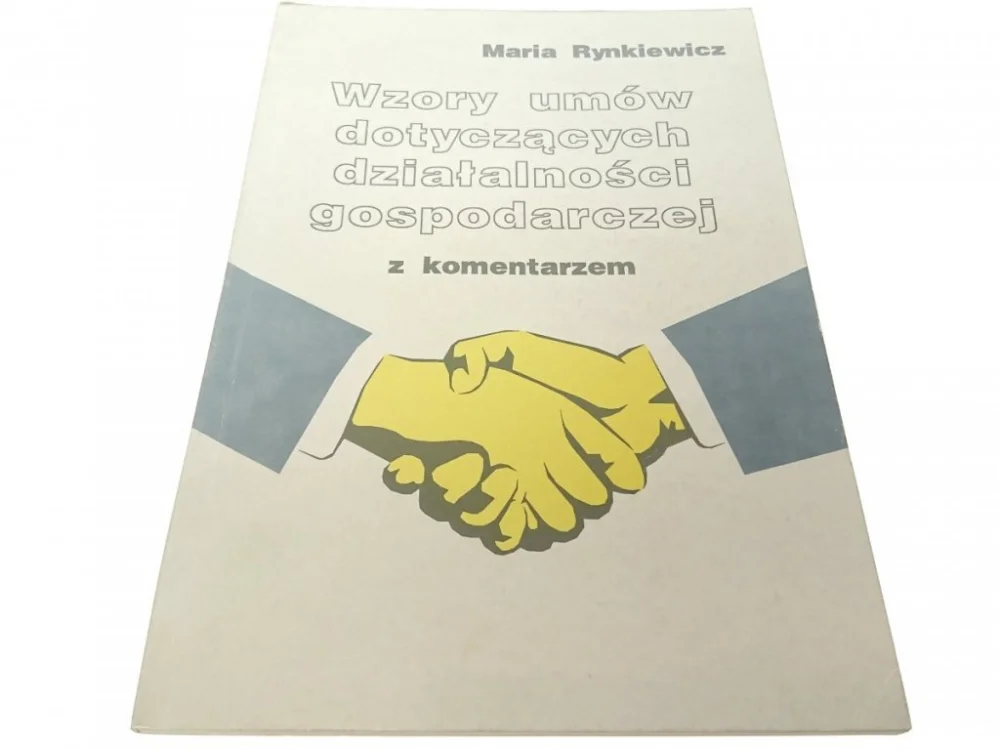 WZORY UMÓW DOTYCZĄCYCH DZIAŁALNOŚCI - Rynkiewicz Promocja