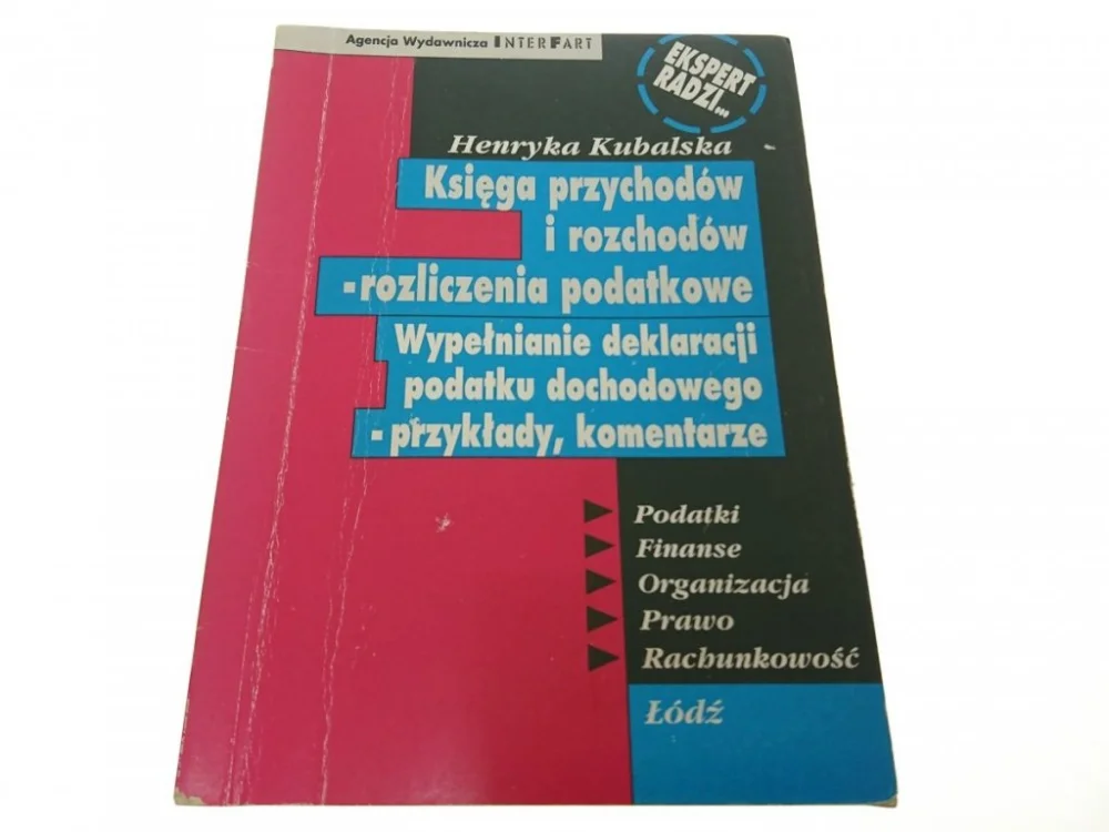 KSIĘGA PRZYCHODÓW I ROZCHODÓW - Kubalska 1993 Bezpieczne zakupy