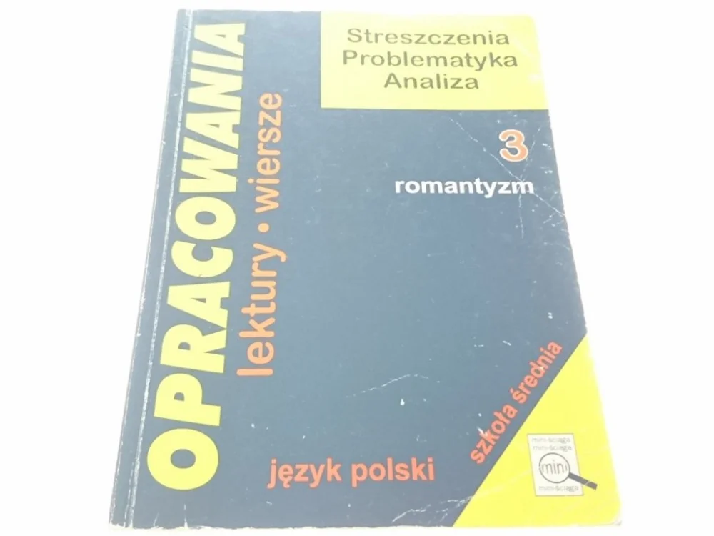 Sprawdź teraz OPRACOWANIA 3 ROMANTYZM - Dorota Stopka