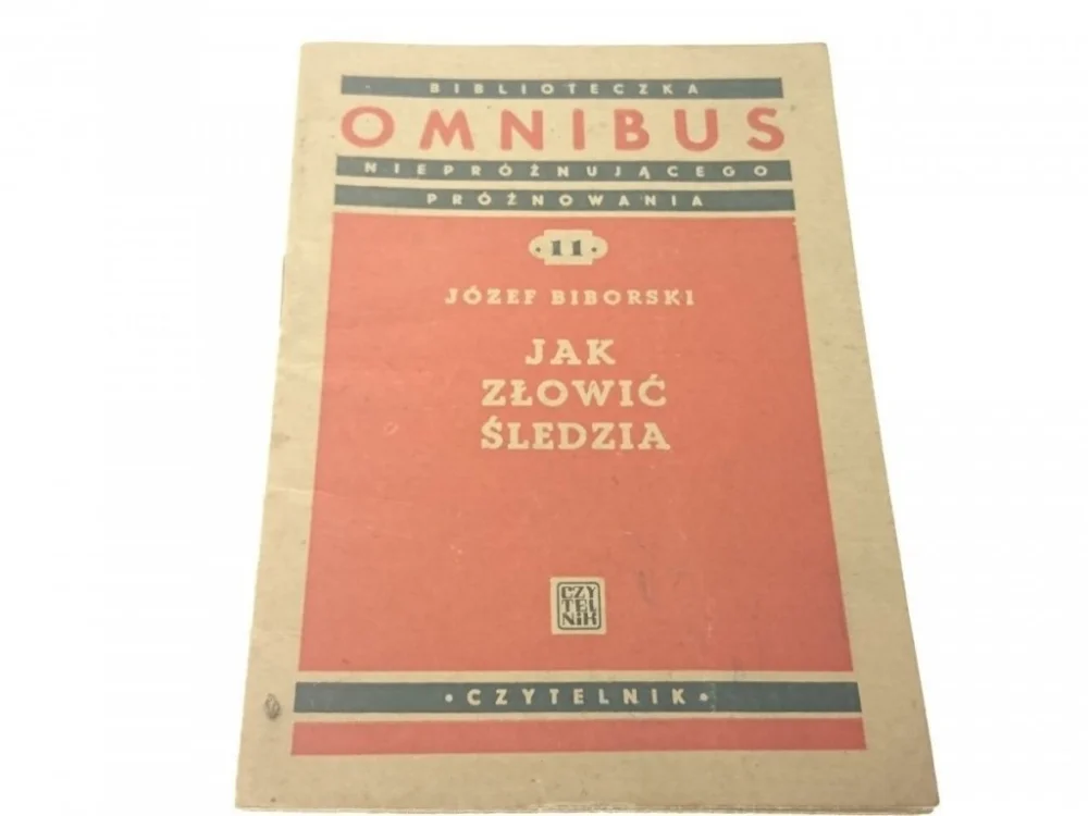 JAK ZŁOWIĆ ŚLEDZIA - Józef Biborski 1948 Wysoka jakość