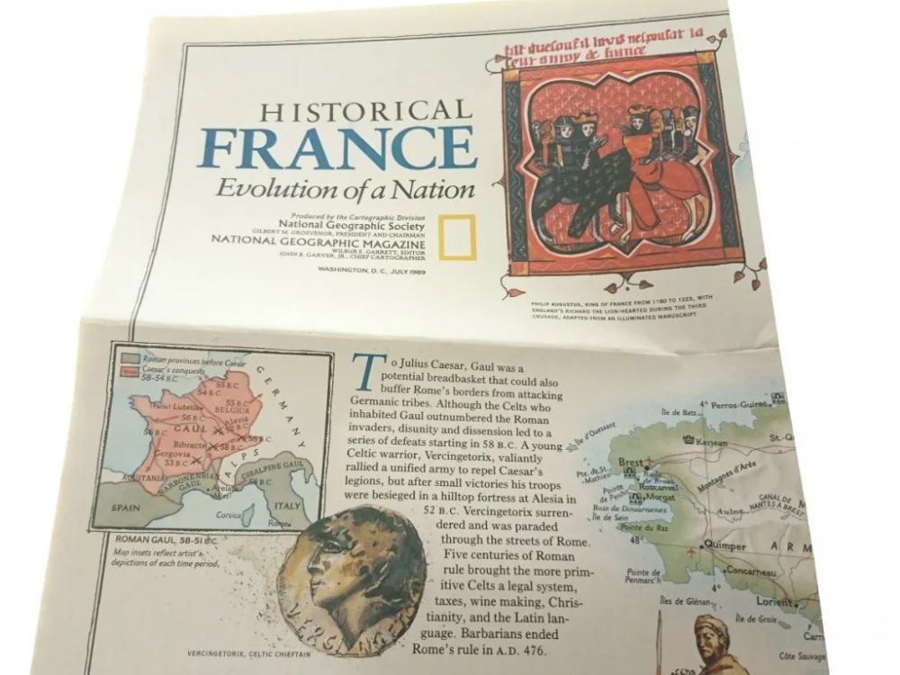 Ograniczona ilość HISTORICAL FRANCE. EVOLUTION OF A NATION 1989