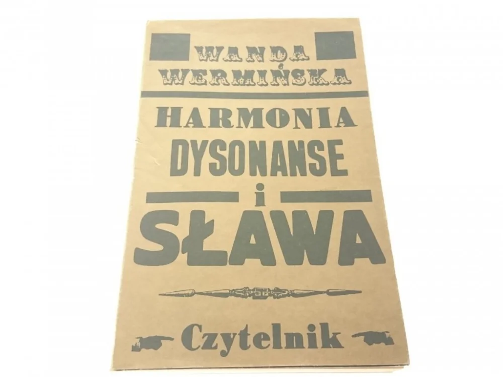 Oferta czasowa HARMONIA DYSONANSE I SŁAWA - Wanda Wermińska 1987