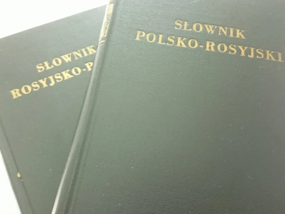 SŁOWNIK ROSYJSKO-POLSKI POLSKO-ROSYJSKI 1949 Rabat