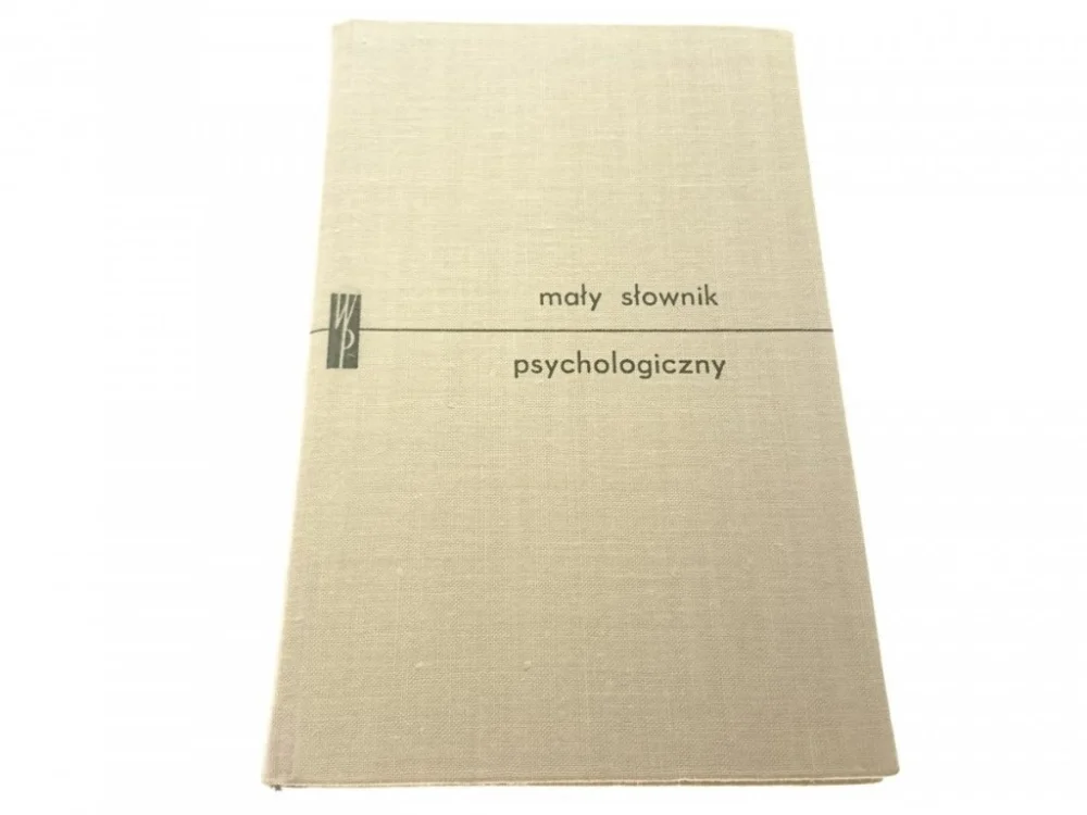 Szybka wysyłka MAŁY SŁOWNIK PSYCHOLOGICZNY 1965